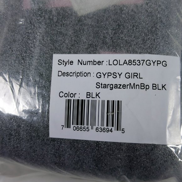 LOLA Stargazing Convertible Mini Black Leather Backpack NWT - Picture 16 of 16